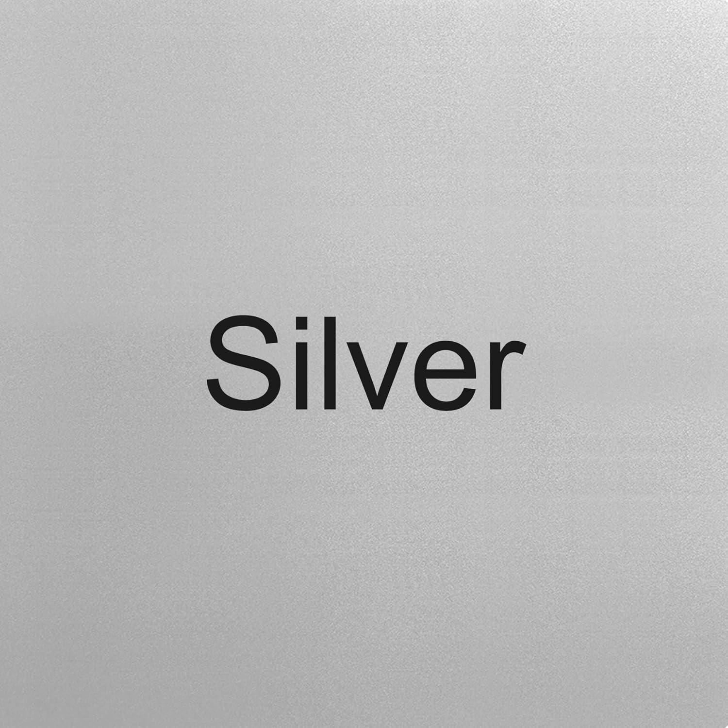 imageBESTTEN 2 Pack 4 Gang Champagne Gold Screwless Ourlet Cover Signature Collection Golden Decor Wall Plate for Light Switch Dimmer Receptacle H469 x W835Silver