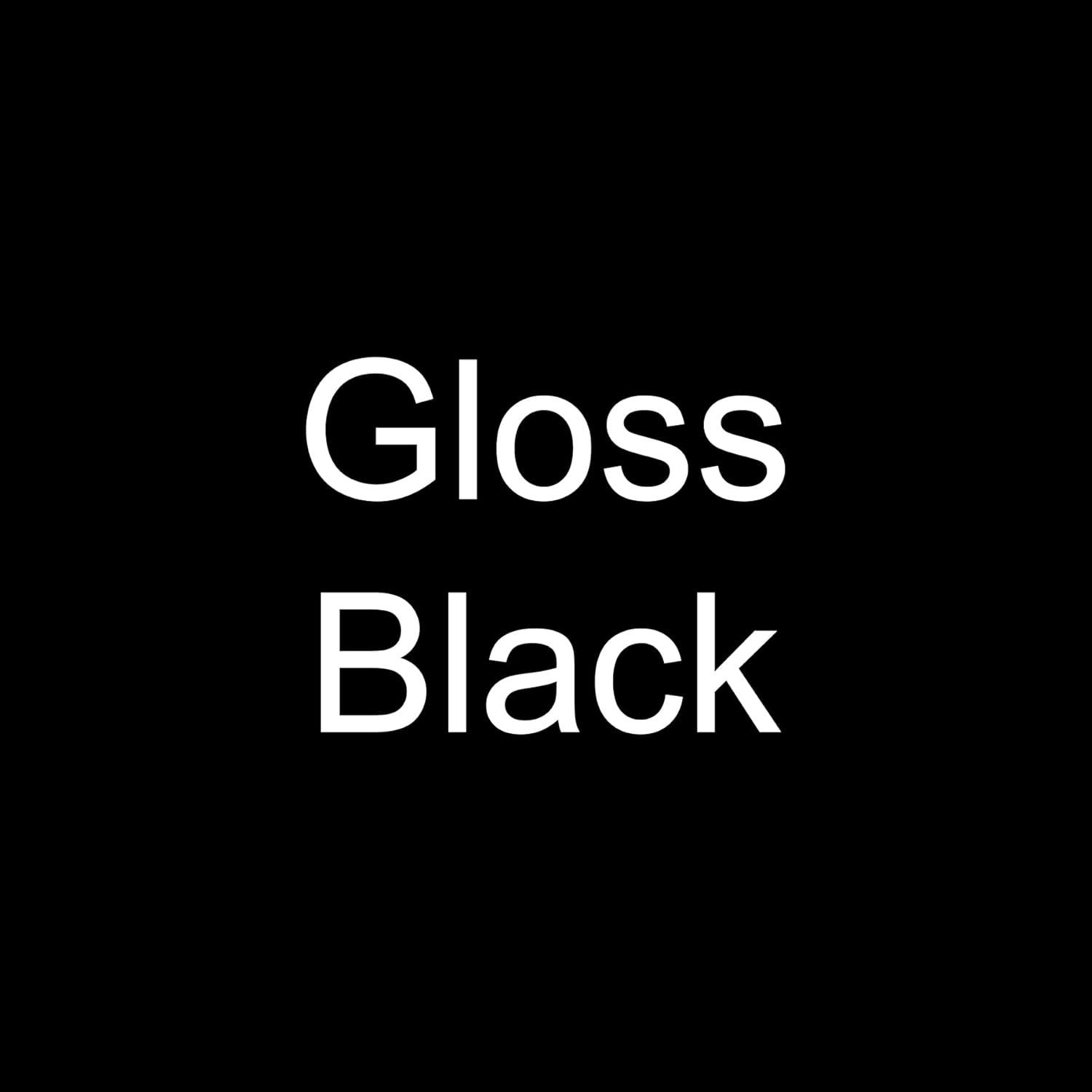 imageBESTTEN 5 Pack 2Gang Black Screwless Wall Plate Decor Outlet Cover Decorative Switch Cover Unbreakable Polycarbonate Switch Plate H469quot x W291quot GlossStandard Size Gloss Black