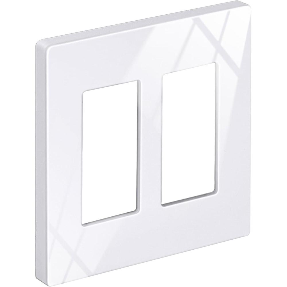 image1 PK 2 Gang Screwless Decorative Wall Plate