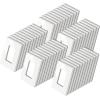 image100 Pack BESTTEN 1Gang Screwless Wall Plate Decorator Outlet Cover USWP4 Glossy White Faceplate for Light Switch Dimmer USB GFCI ReceptacleGloss Off White