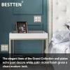 image2 Pack BESTTEN Satin Nickel Zinc Alloy 2 Gang Duplex Wall Plate Grand Collection Decorative Metal Receptacle Outlet CoverSatin Nickel