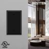 imageBESTTEN 10 Pack 1Gang No Device Blank Wall Plate Standard Size H453 x W276 Unbreakable Polycarbonate Thermoplastic Outlet Cover UL Listed WhiteGloss Black