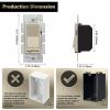 imageBESTTEN Matte Silver Dimmer Light Switch Single Pole or 3Way Compatible with Dimmable LED CFL Incandescent and Halogen Bulb 120VAC Signature Collection Series UL ListedChampagne Gold