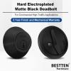 imageBESTTEN Single Cylinder Deadbolt Dead Bolt for Front Door and Garage Door Keyed One Side Thumb Turn Inside Matte Black FinishMatte Black