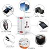imageUniversal Travel Adapter International Socket and Plug with Tamper Resistant Protection for Europe US Canada Australia China Africa United KingdomUK