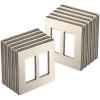 image2Gang Champagne Gold Screwless Wall Plate