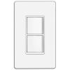 imageBESTTEN Double Switch 15A120V Single Pole Combination Interrupter UL Listed Snow White