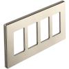 imageBESTTEN 4 Gang Champagne Gold Screwless Wall Plate Decorator Outlet Cover Decor Switch Plate H469 x W835