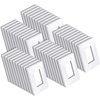 image:imageBESTTEN 1Gang Screwless Decorator Wall Plate Cover Gloss Snow White Decorative Outlet Cover Single Decor Light Switch Face Plate 100PKGloss Snow White
