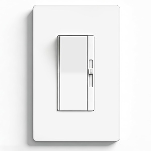 image:imageBESTTEN 12 Pack Super Slim Dimmer Light Switch Single Pole or 3 Way Dimmable Switch Quiet Rocker Max 300W LED CFL 600W Incandescent Screwless Wall Plate Included ETL Listed White1